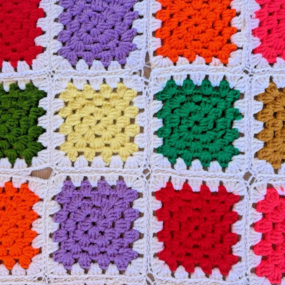 Rainbow granny square